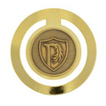 Round Bookmark - with 1" die struck emblem - Made in USA